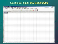 Microsoft Excel 2003